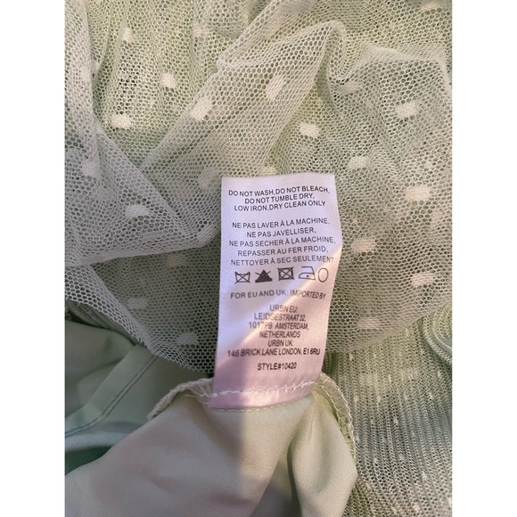 Anthropologie Tulle Bow-Tie Midi Dress Size 16 NWT - Picture 8 of 11